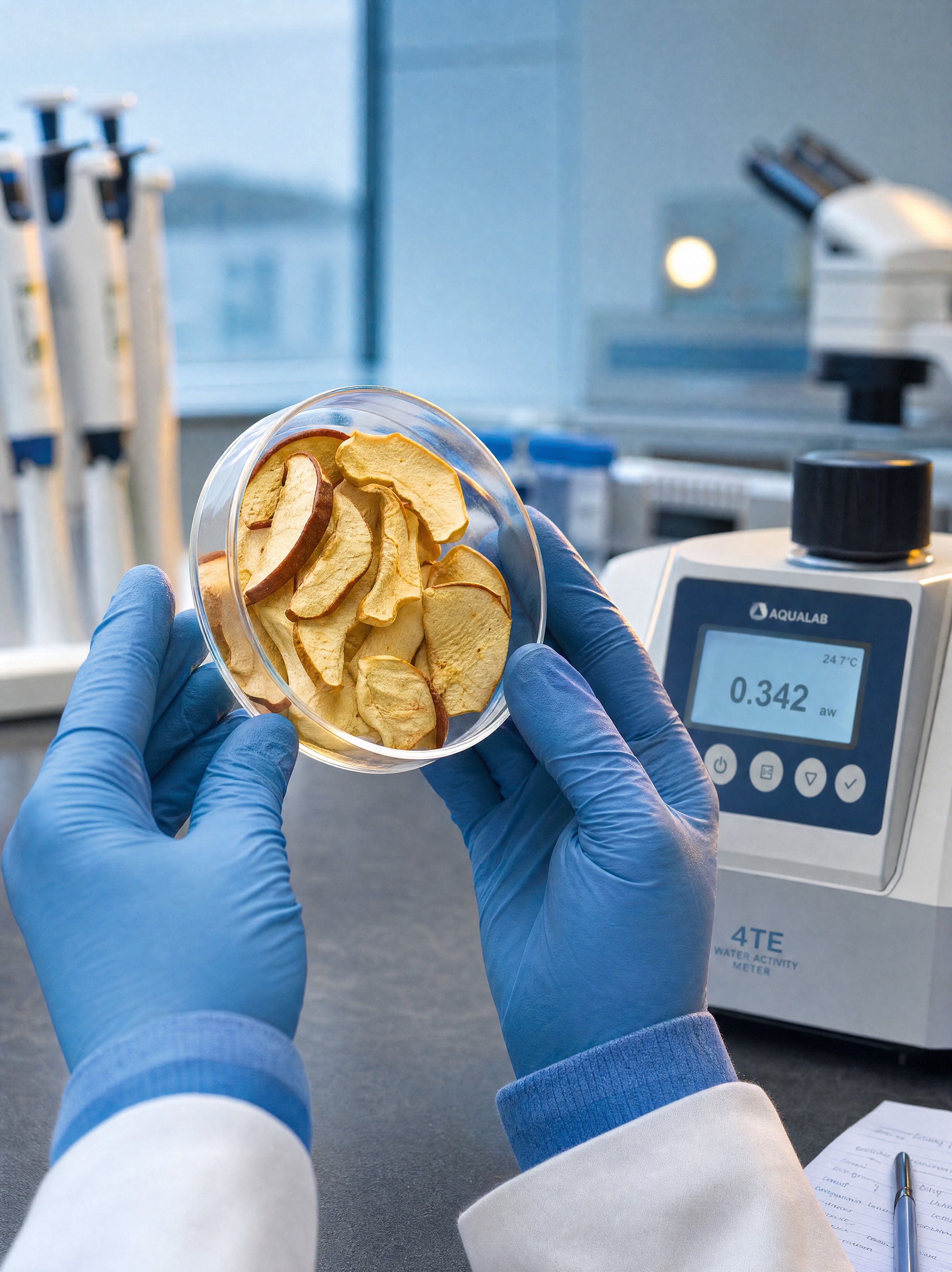 Badanie laboratoryjne próbek suszu owocowego